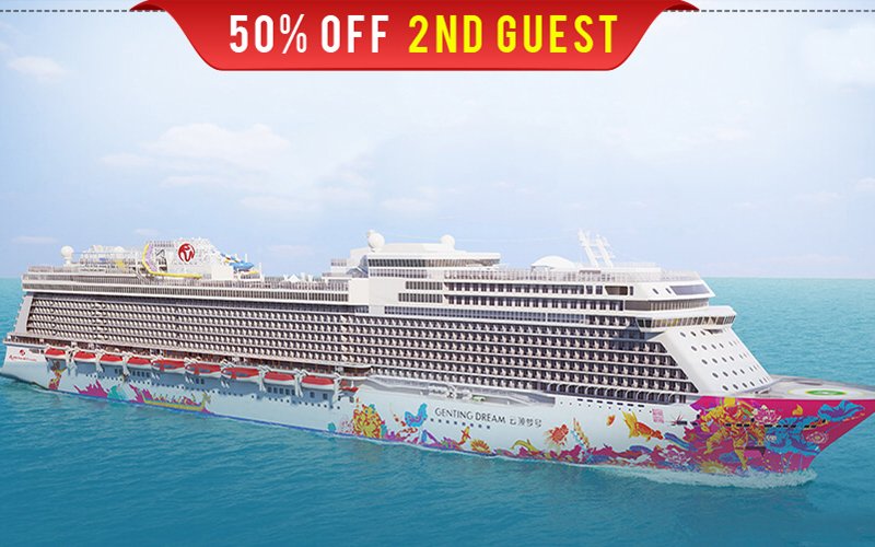 Genting Dream Ex Singapore “Pay 3 Go 5 Promotion